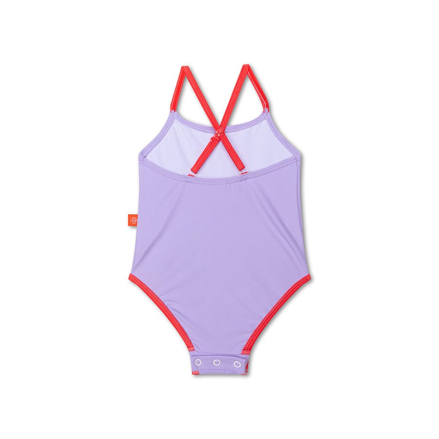 Iconische tonen | paars meisjes uv-badpak