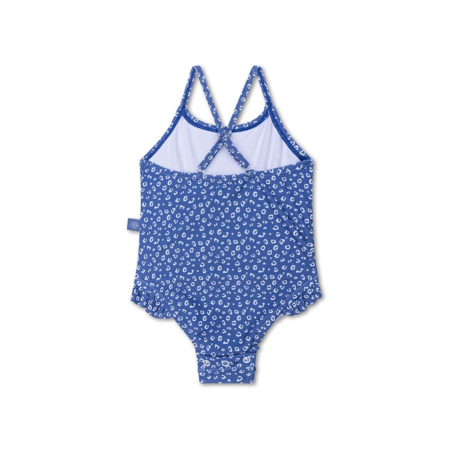 Luipaard | blauw uv-badpak voor meisjes