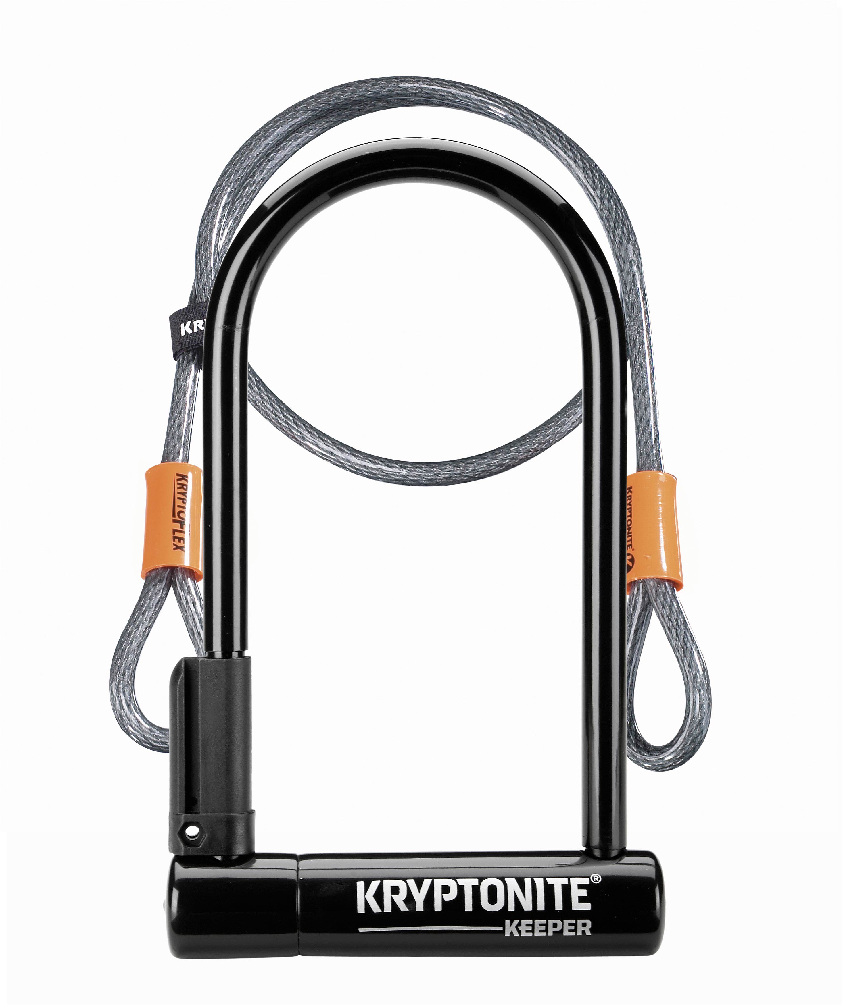 Kryptonite beugelslot keeper 12 standaard met kabel