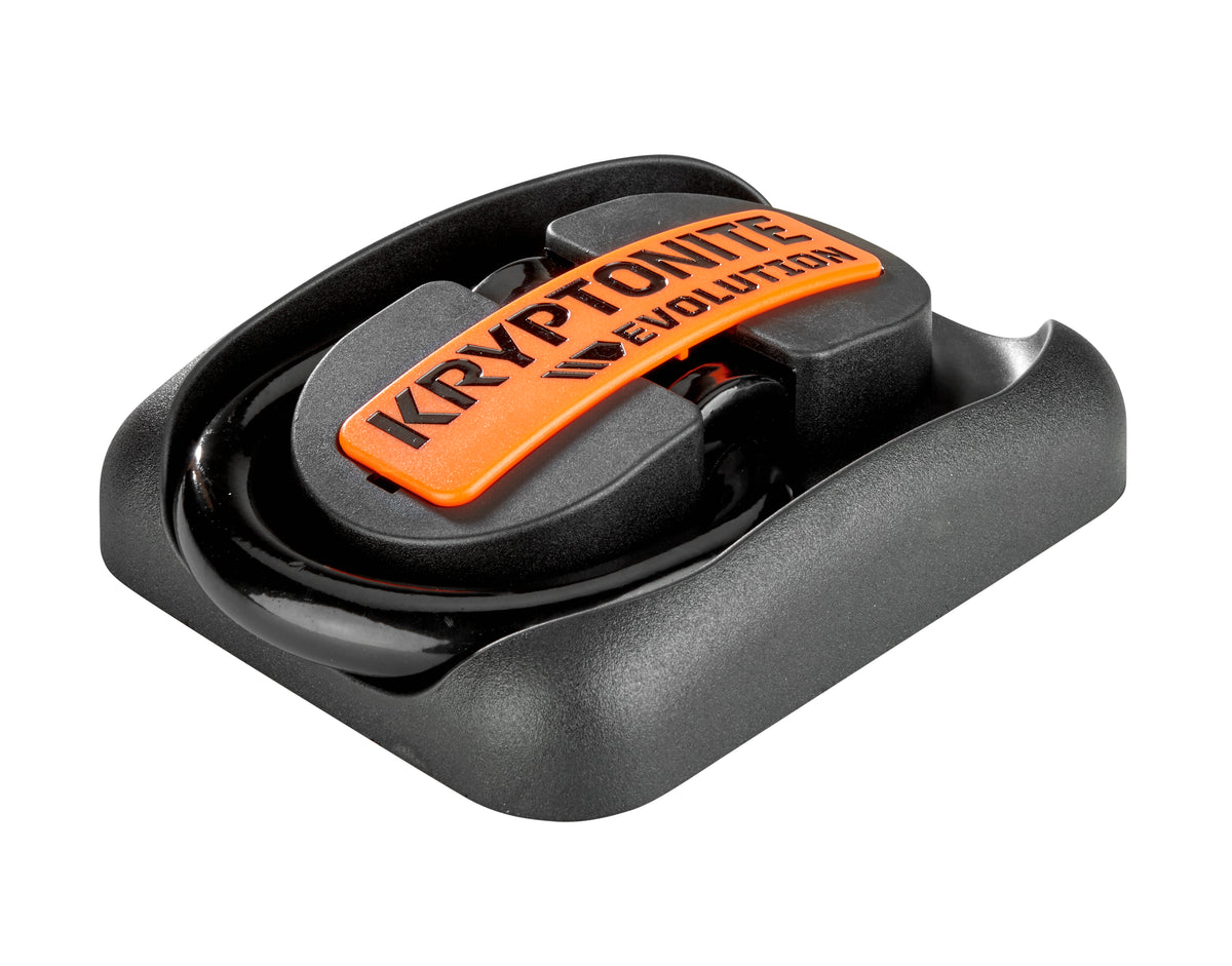Kryptonite evolution grond- wandanker – permanent vergrendelpunt – muuranker motor fiets – stalen beugel – 14 mm – zwart zilver