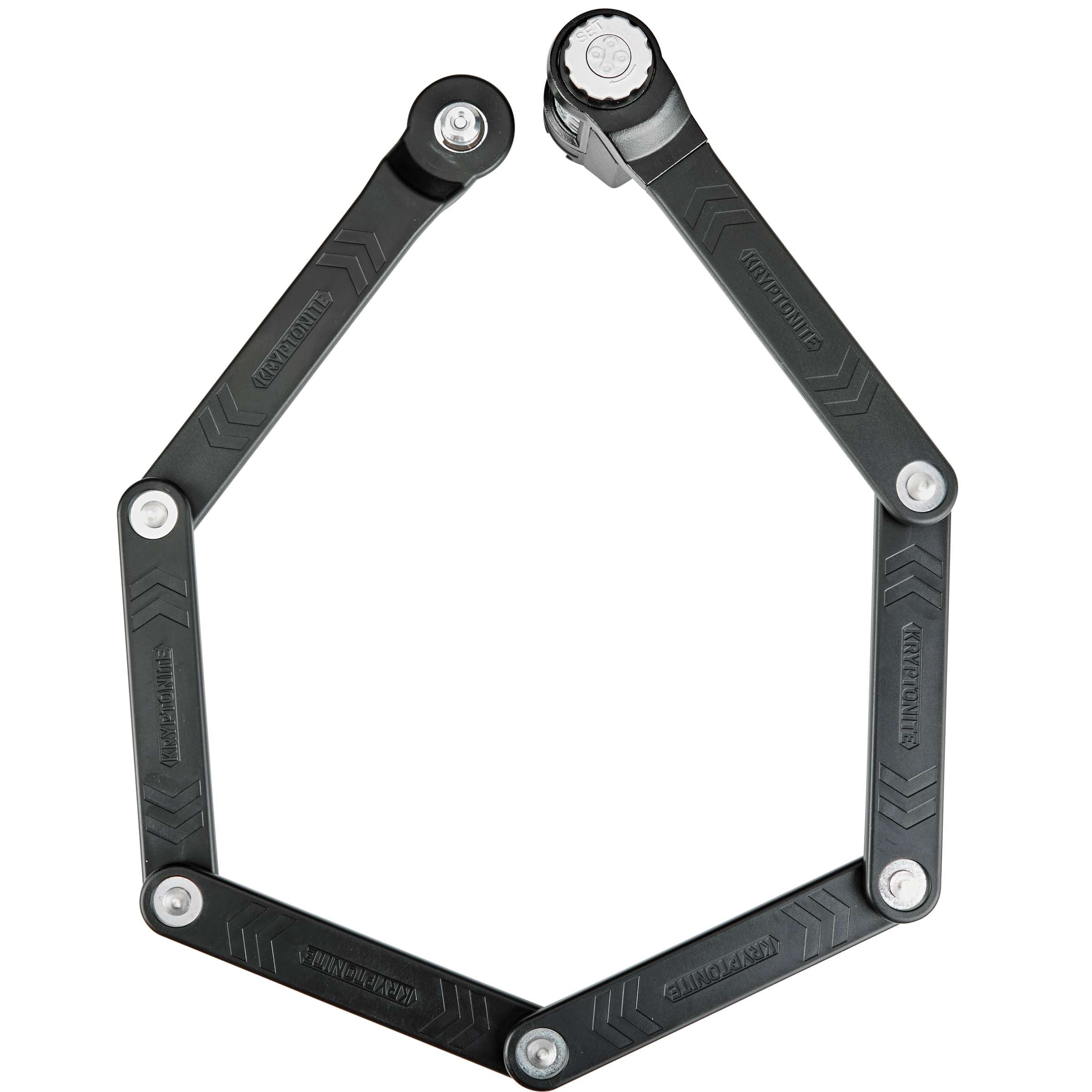 Kryptonite keeper 585 vouwslot 85cm codeslot zwart
