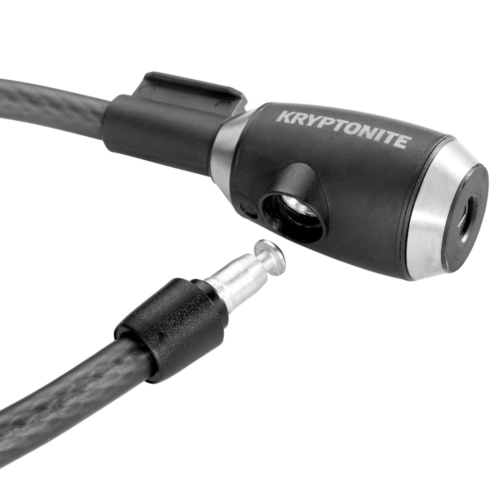 Kryptonite kryptoflex kabelslot fiets – slot voor terras, tuinmeubel, kinderfiets, step – 180 cm – staal – zwart