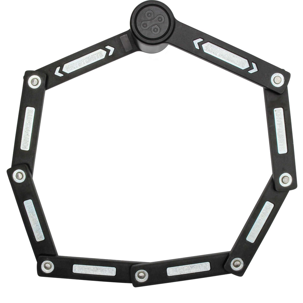 Kryptonite keeper vouwslot – vouwslot fiets – 80 cm lang - zwart