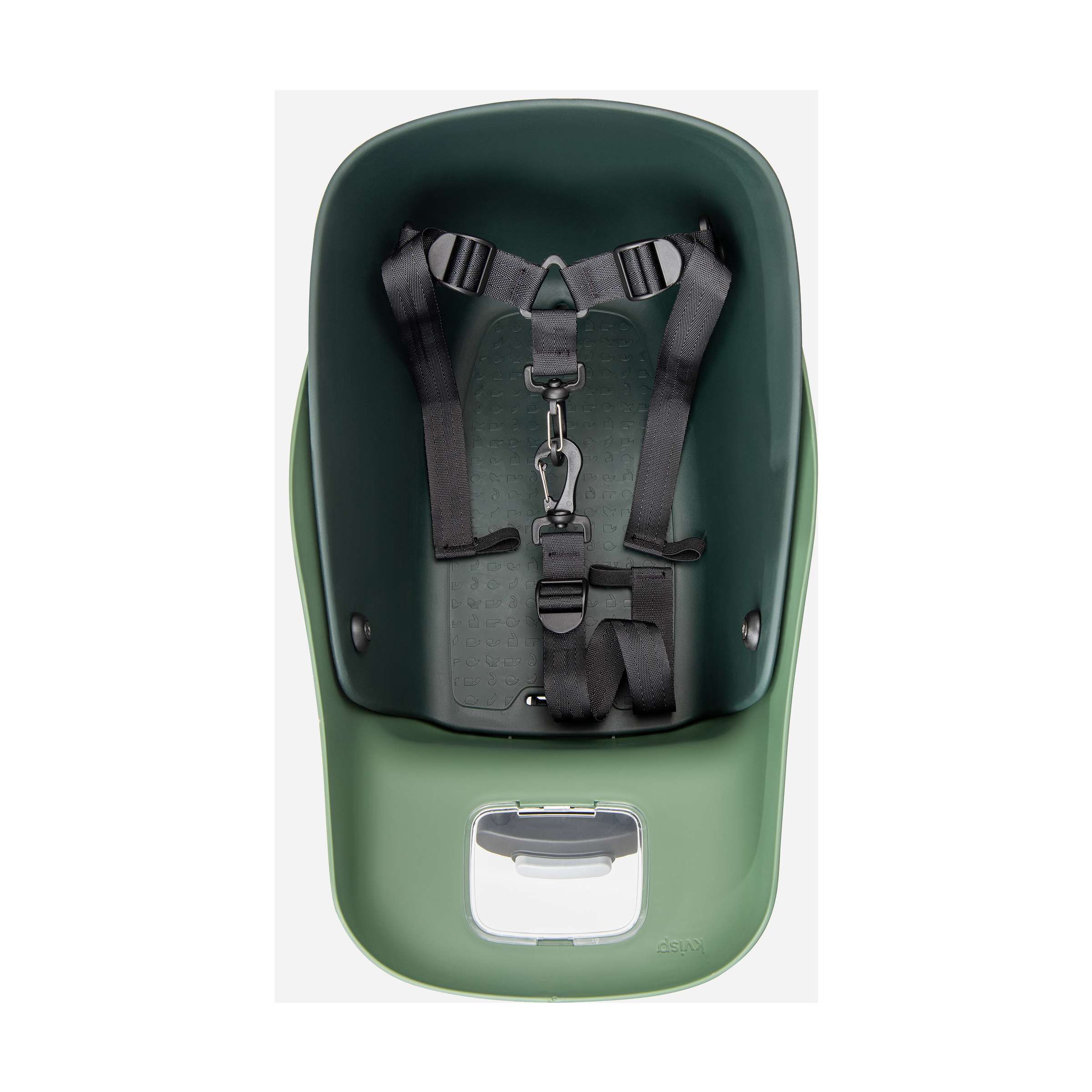 Kvisp hondenmand met harnas m bosgroen