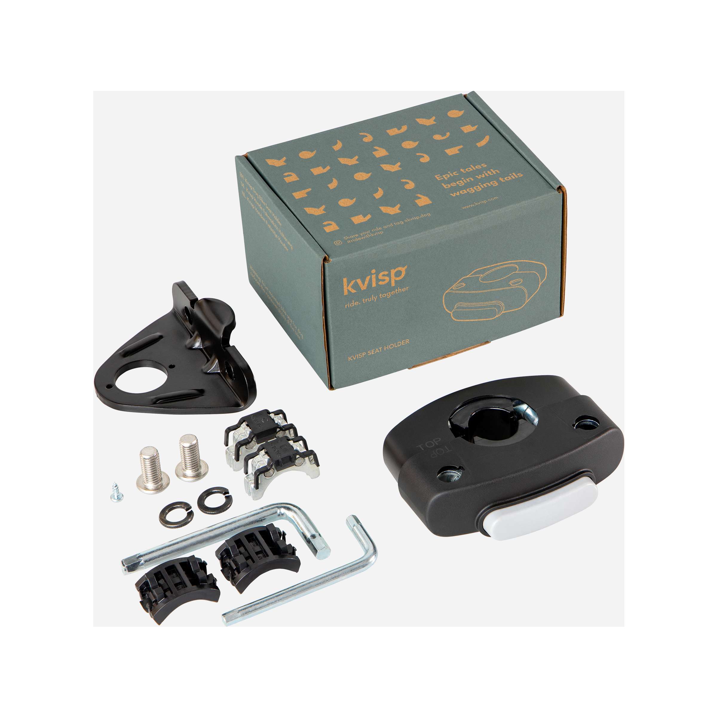 Kvisp bevestigingsset + mand