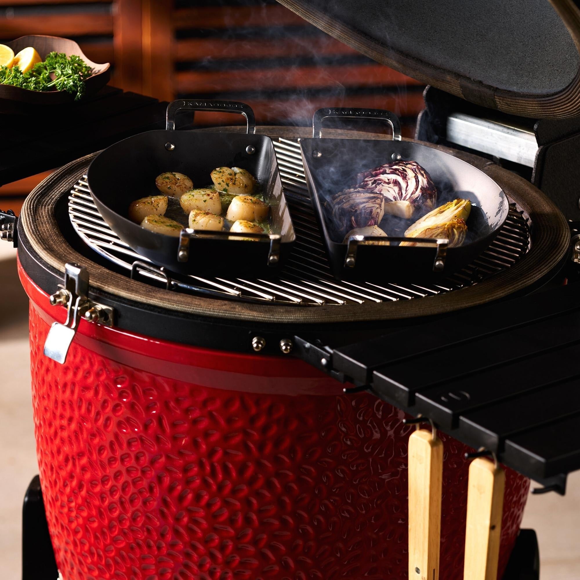 Kamado Joe Kamado Joe Karbon Halve pannenset