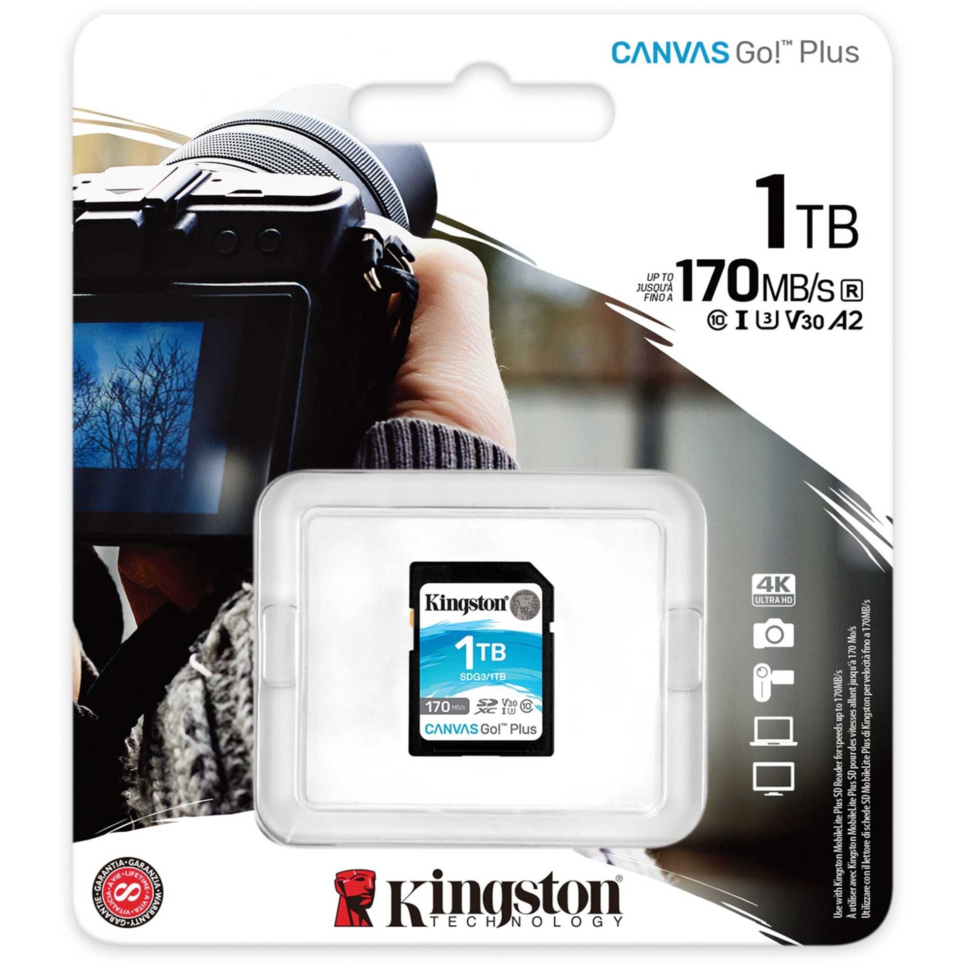 Kingston Kingston Canvas Go! Plus SDXC 1TB