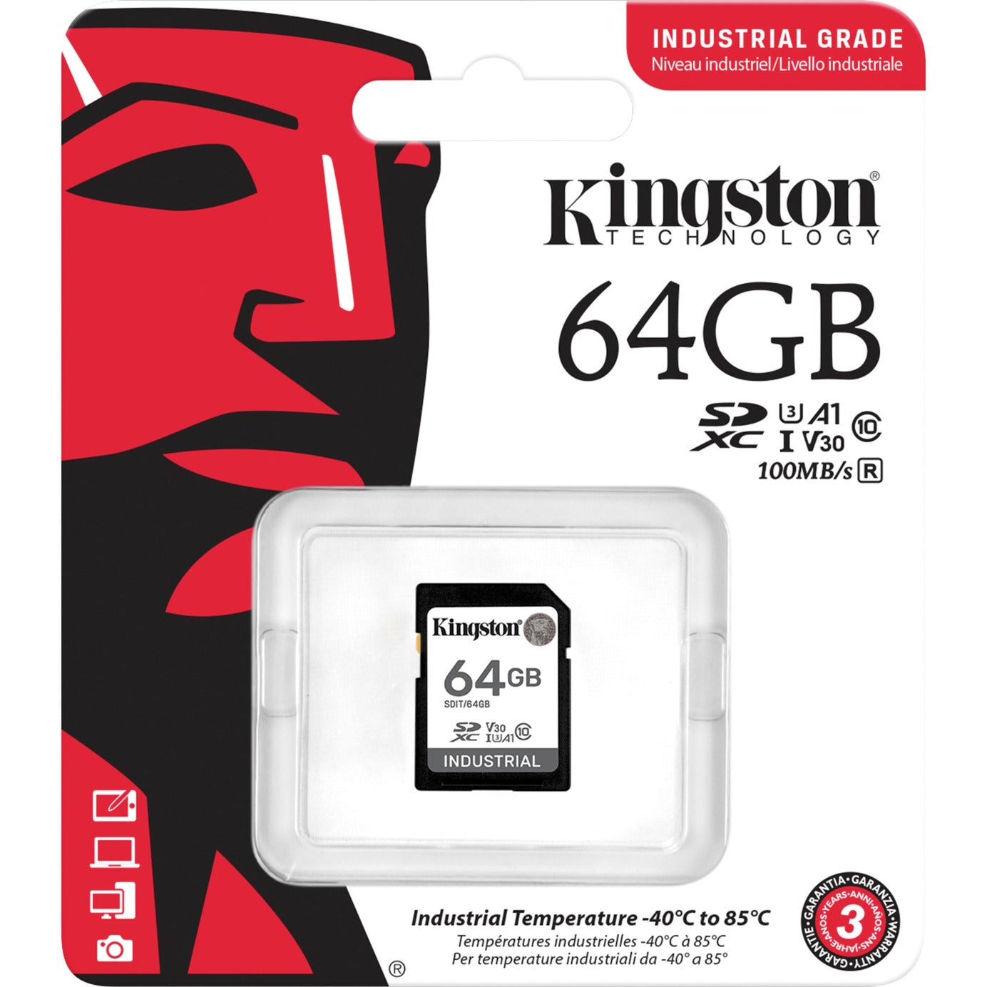 Kingston Kingston Industriële 64 GB SDXC