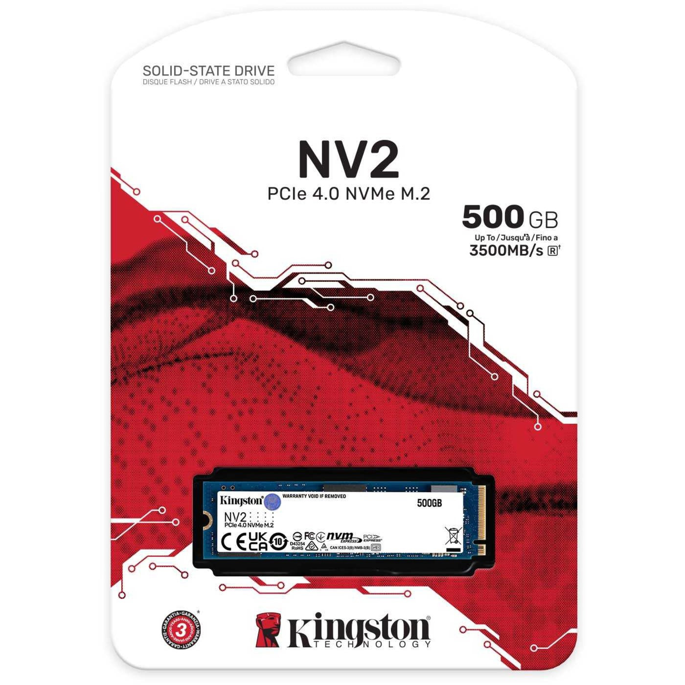 Kingston Kingston NV2 NVMe PCIe 4.0, 500 GB