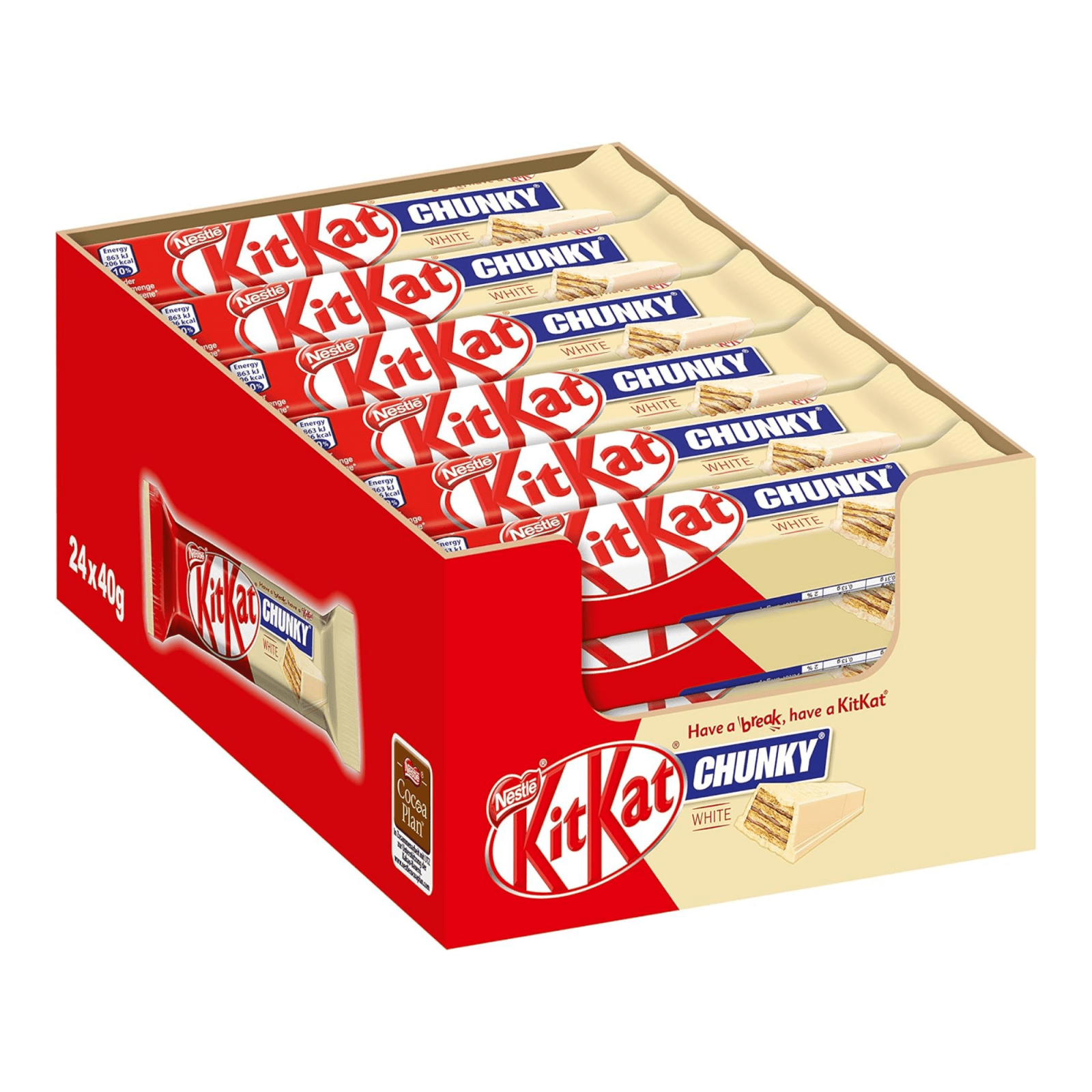 Kitkat chunky white single (24 x 42gr)