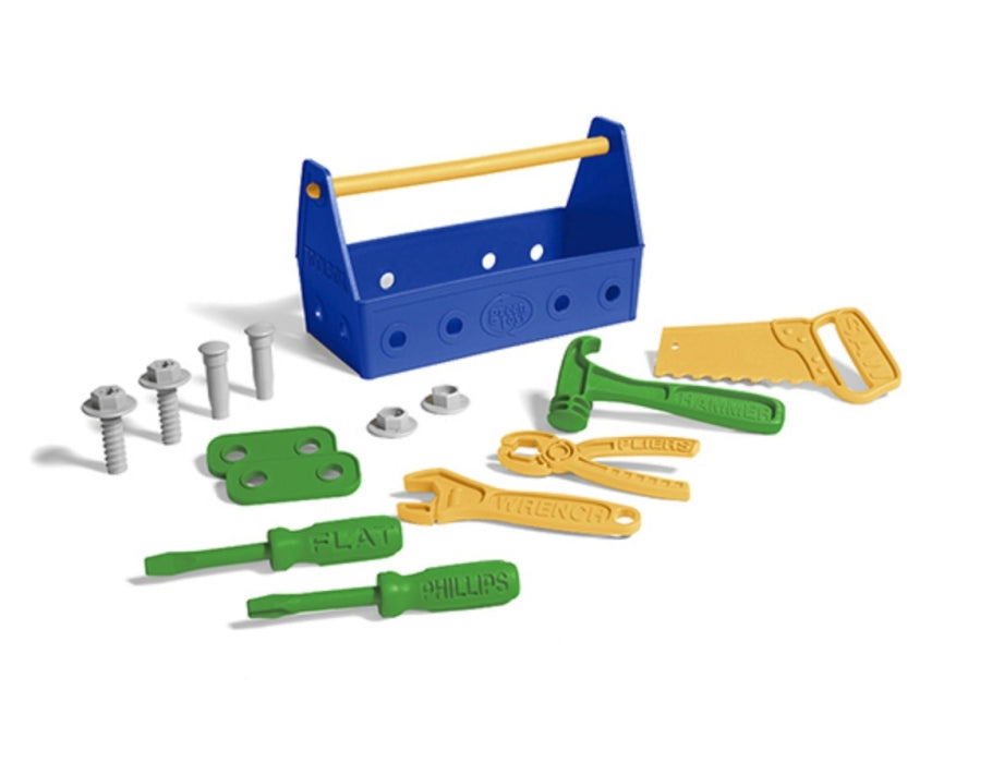 Green toys gereedschapskist blauw