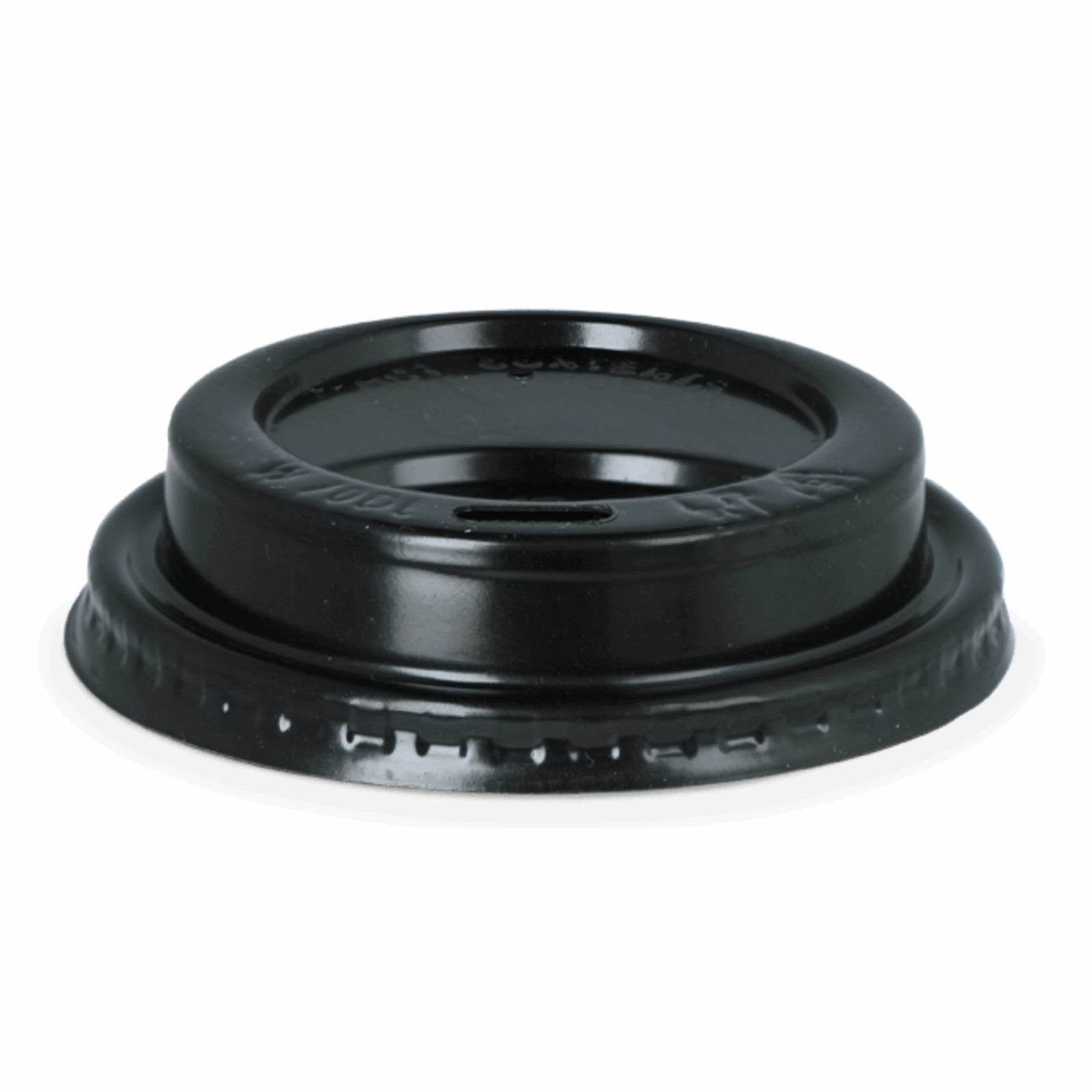 Koffiebeker deksels to go zwart 70mm (100 stuks)