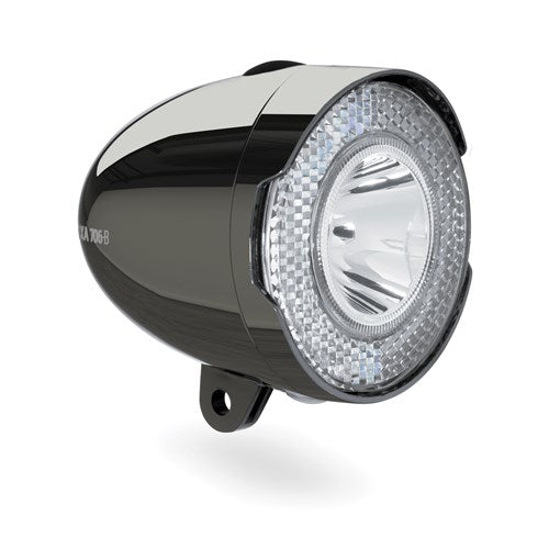 Axa koplamp 706 15 lux - zwart