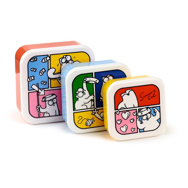 Set 3 lunchbox ml xl - simon's cat 2024