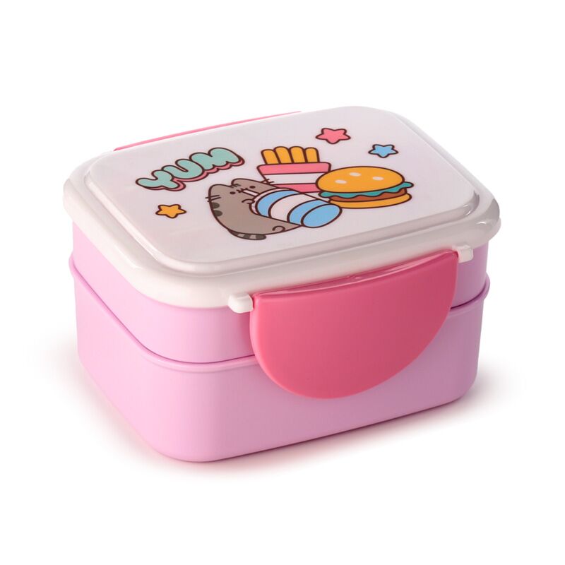 Pusheen de kat kern bento clip lock lunchbox