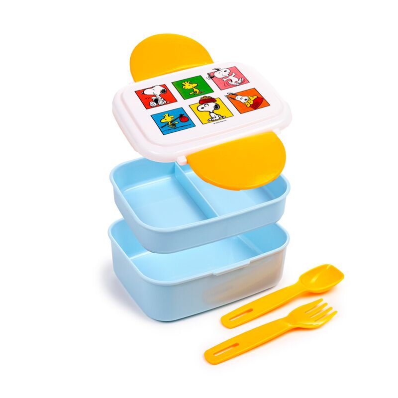 Union peanuts snoopy woodstock clip bento box lunchtrommel bestek
