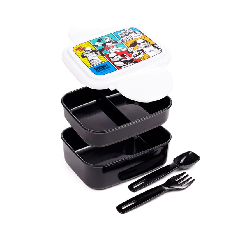 The original stormtrooper stripboek clip bento box lunchtrommel