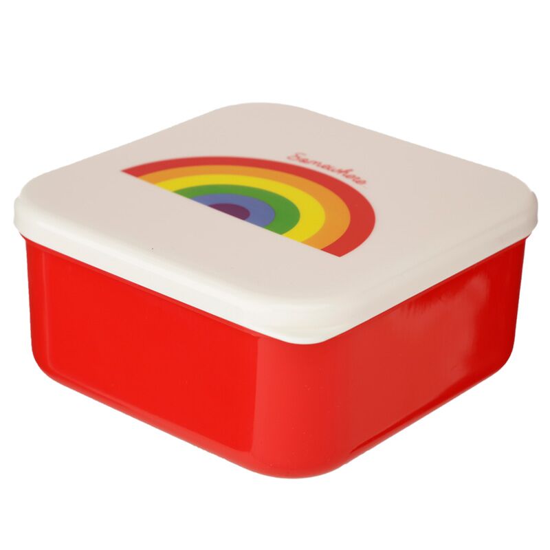 Set 3 lunchbox sm l- ergens regenboog