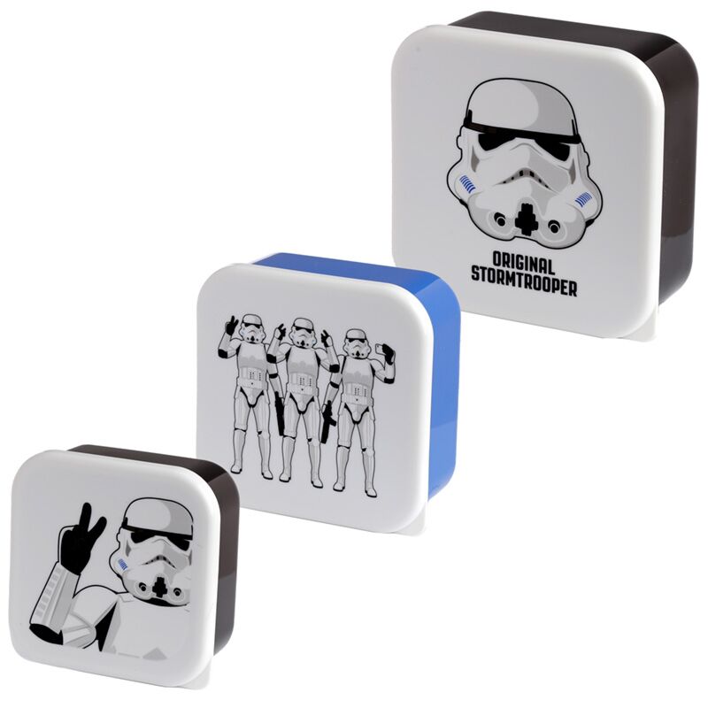Set 3 lunchbox ml xl - originele stormtrooper ml xl