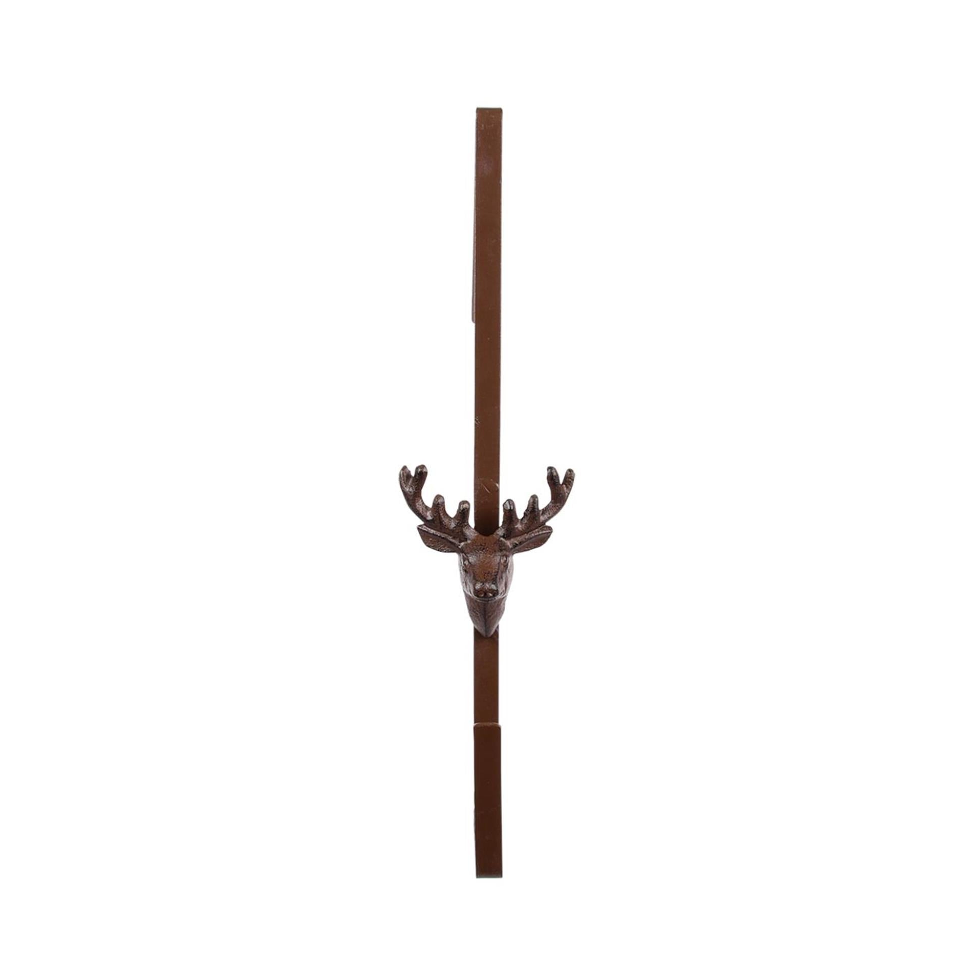 Esschert design deurkranshanger hert 8,4x11,5x35,5 cm gietijzer