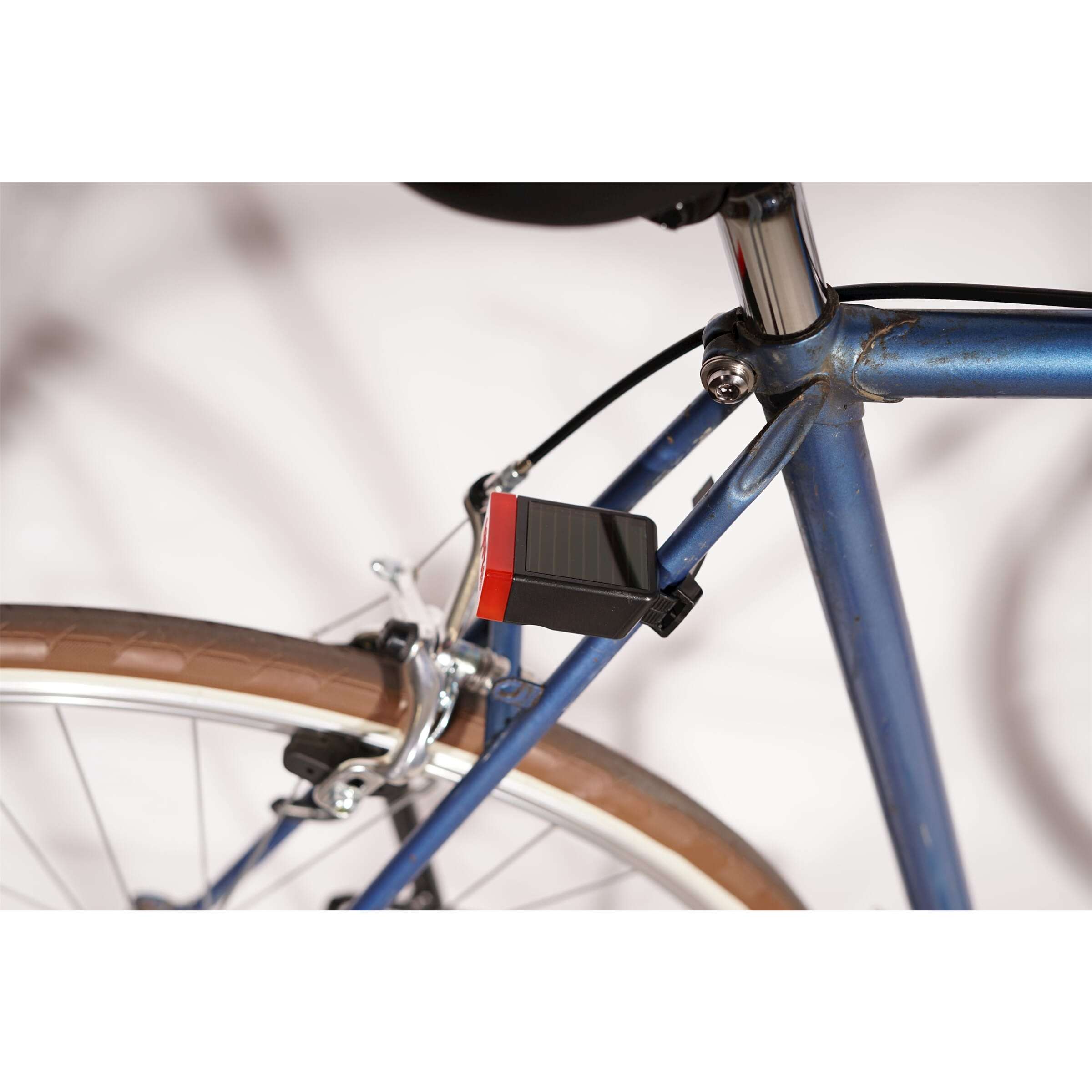 Litta achterlicht zonne-energie zwart