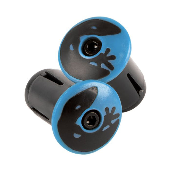 Lizard skins dsp bar tape plugs - sky blue