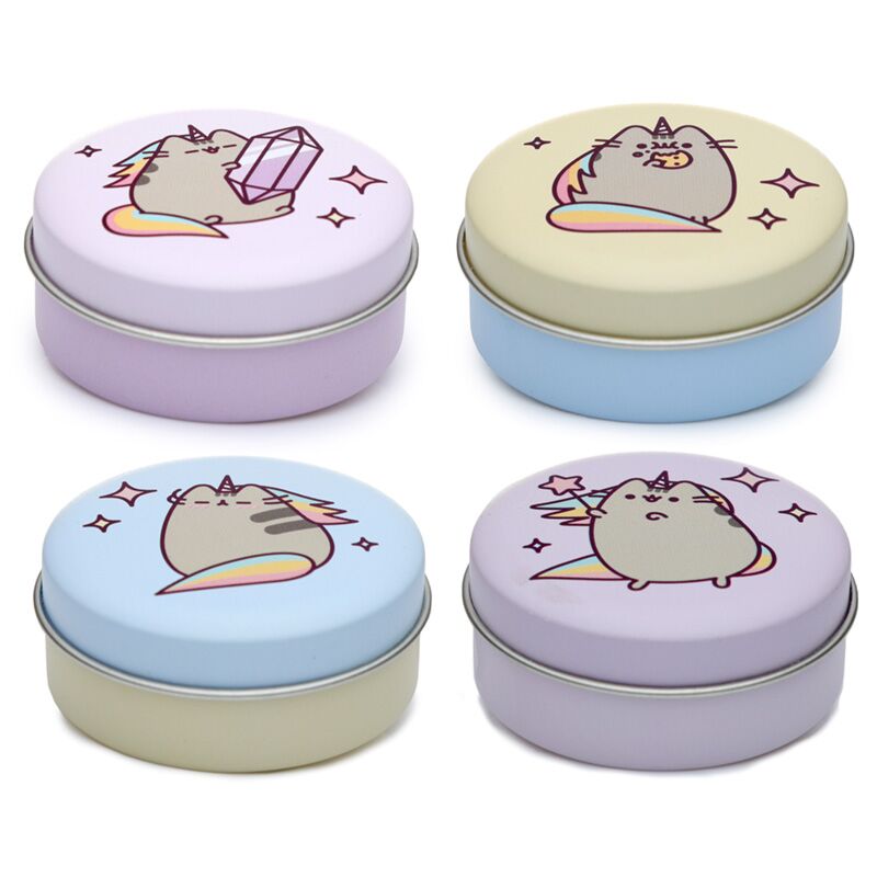 Pusheen kat pusheenicorn lippenbalsem in blik