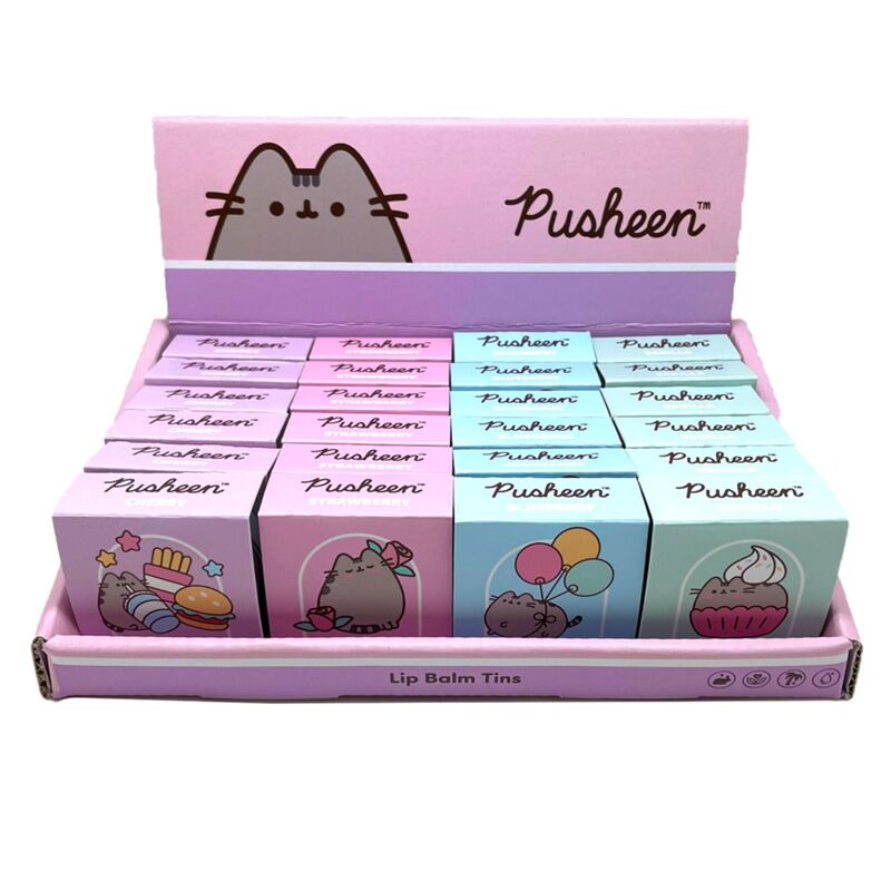 Pusheen kat 2024 lippenbalsem in blik