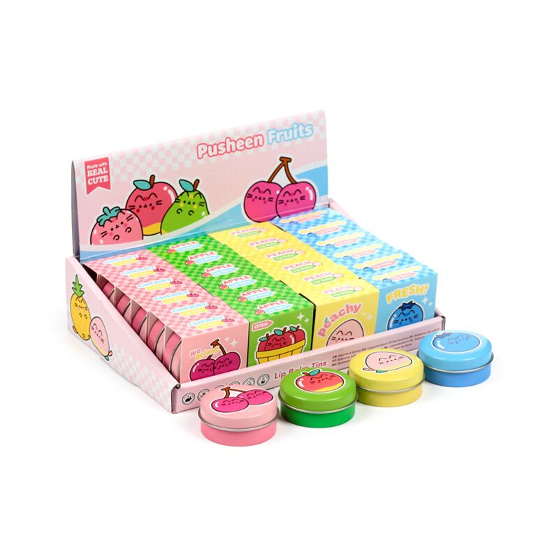 Pusheen de kat fruit lippenbalsem in blik