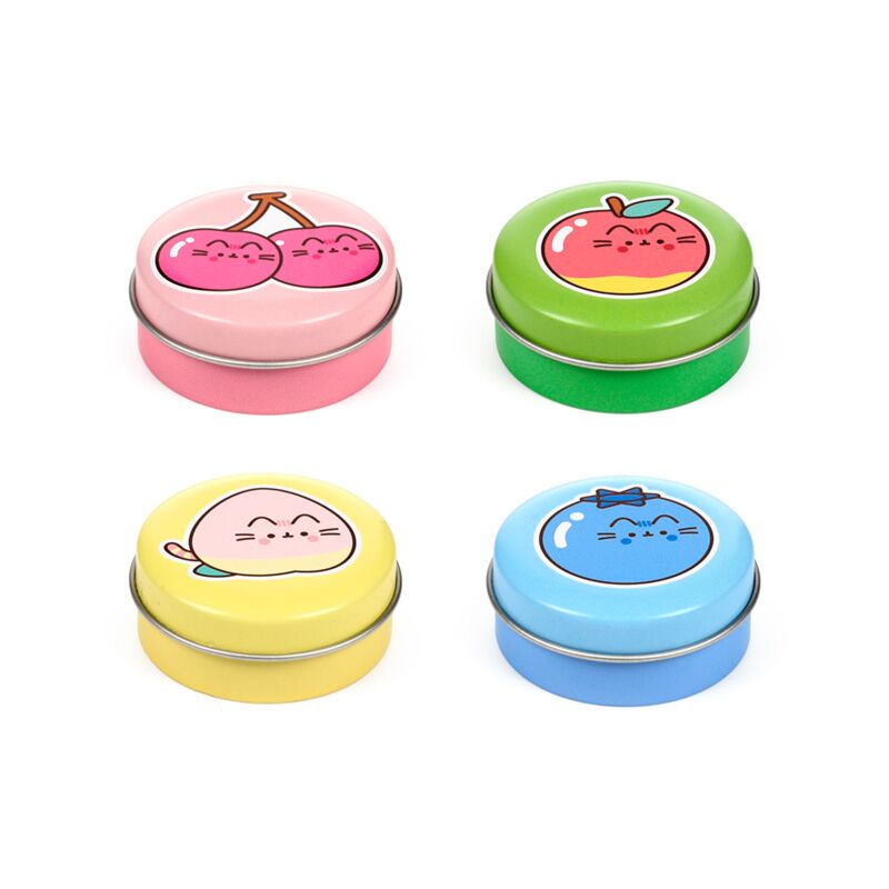 Pusheen de kat fruit lippenbalsem in blik