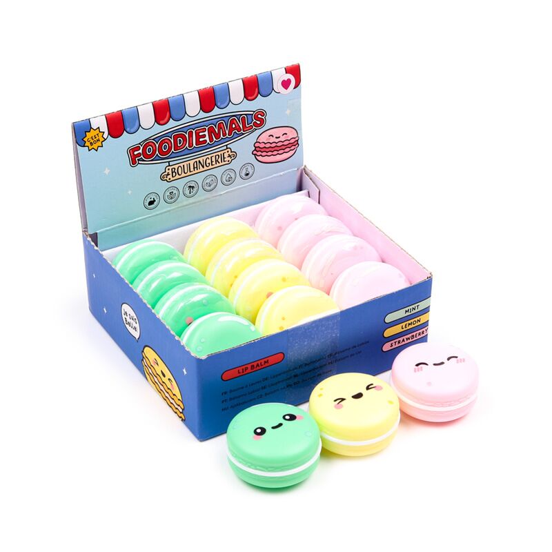 Foodiemals boulangerie lipbalsem macaron