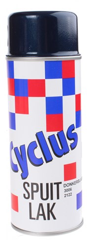 Snelle spuitbus lak donker blauw meta