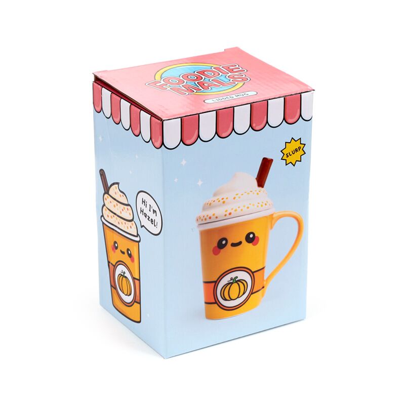 Pompoen kruiden latte foodiemals mok deksel