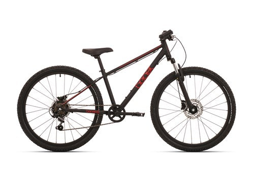 Beast velo atb 24 pouces alu 6v v-brake noir mat rouge