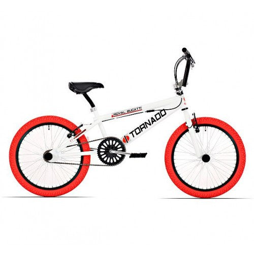 Tornado 20 inch freestyle fiets met rode banden 200022
