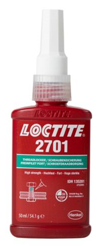 Loctite borgmiddel 2701 250ml (strong)