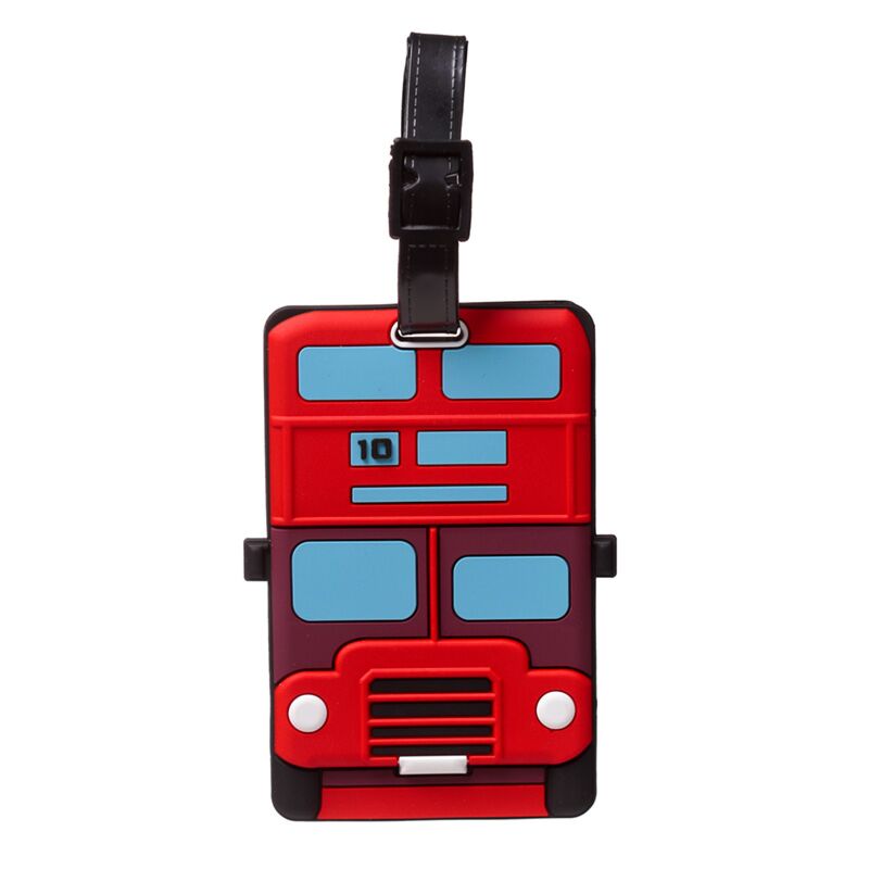 PVC kofferlabel voor de Londense bus