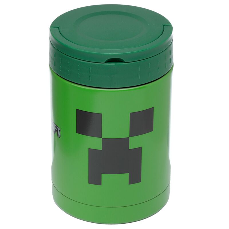 Minecraft creeper - thermos lunch heet koud lunchpot 500 ml