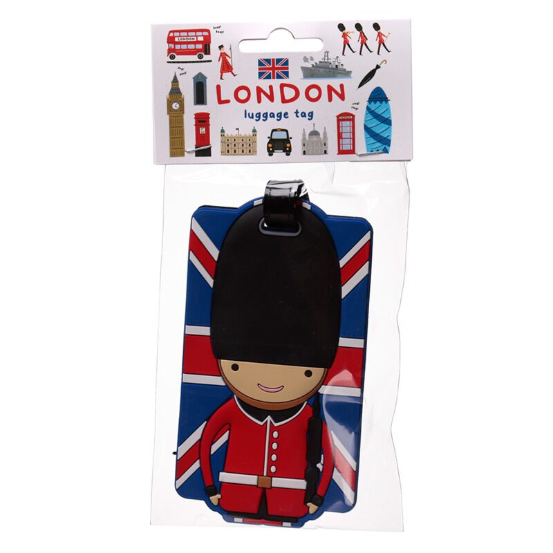 London britse vlag wachter pvc kofferlabel