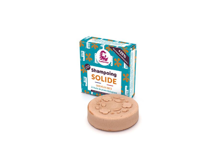 Lamazuna shampoo blok - droog haar - pruimenolie