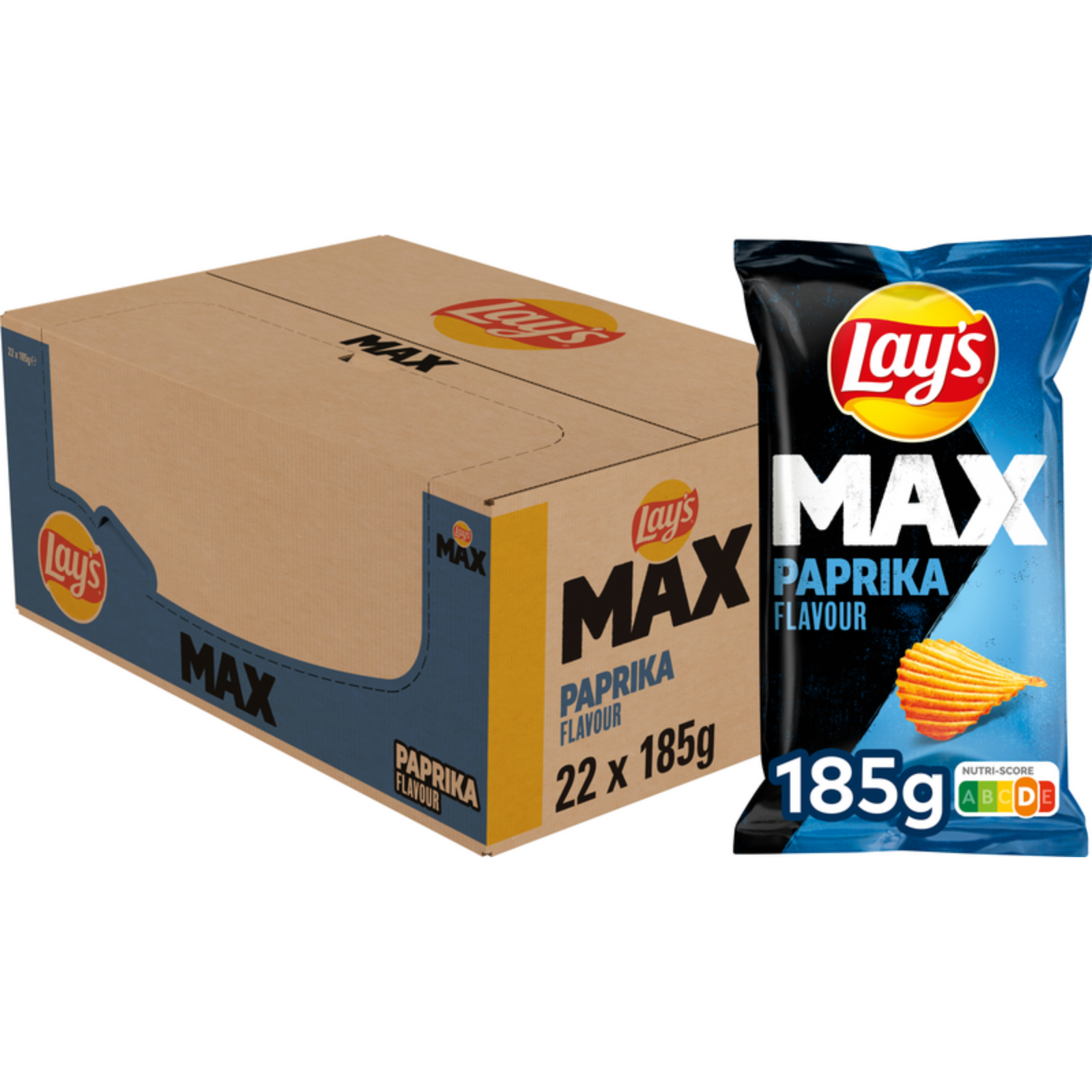 Lay's max smoky paprika (22x185gr)