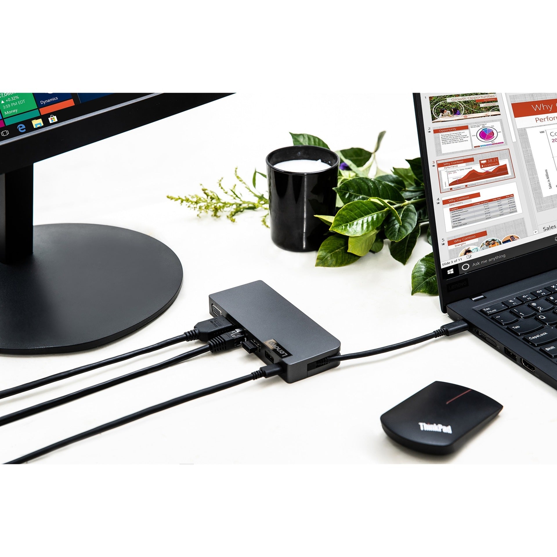 Lenovo Powered USB-C Reis Hub