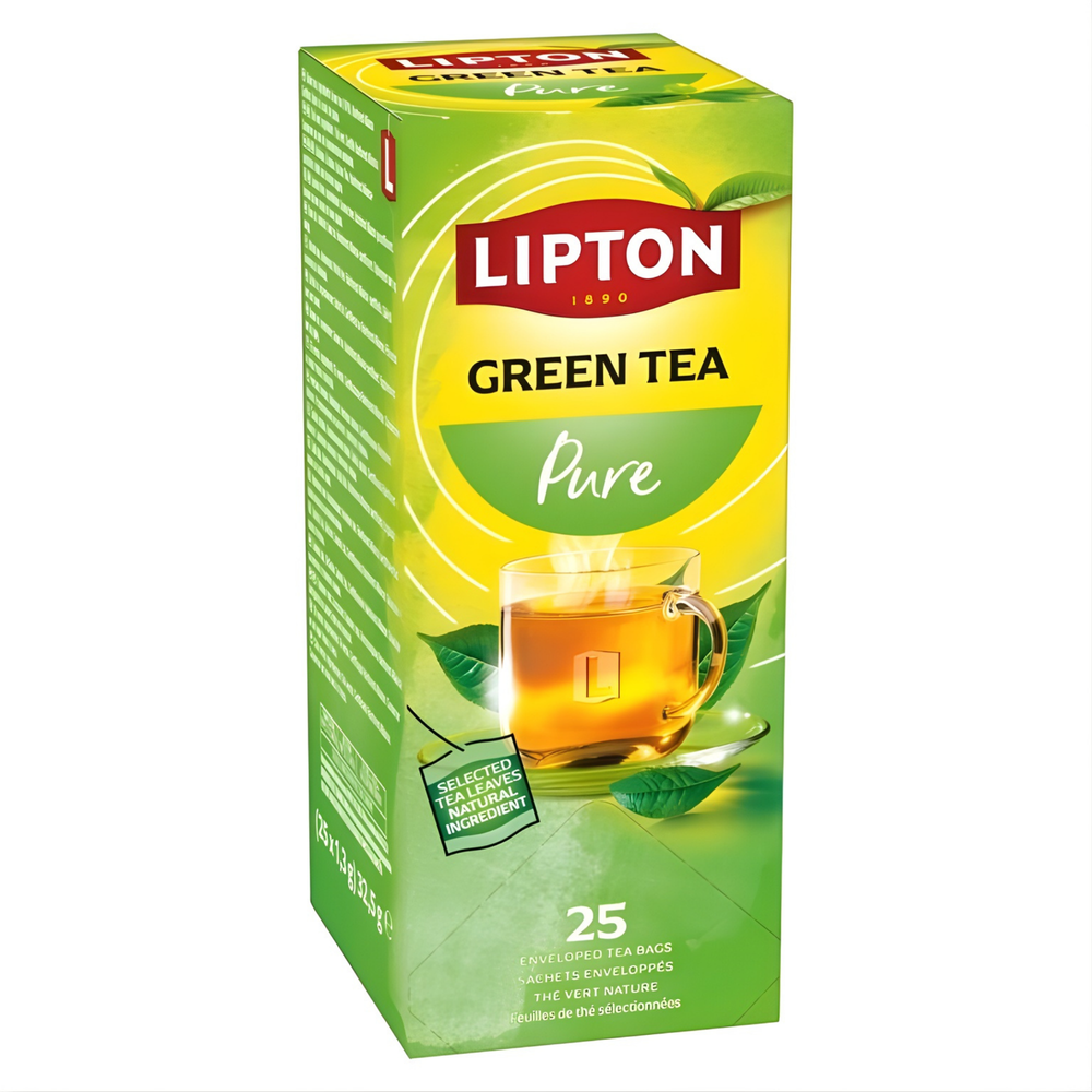 Lipton feel good selection groene thee (6x25 stuks)