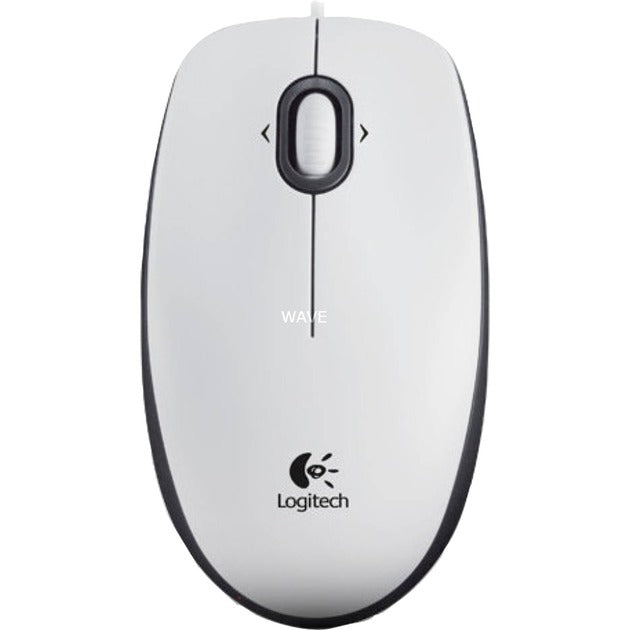 Logitech b100 optical usb mouse for business (wit, 800 dpi)