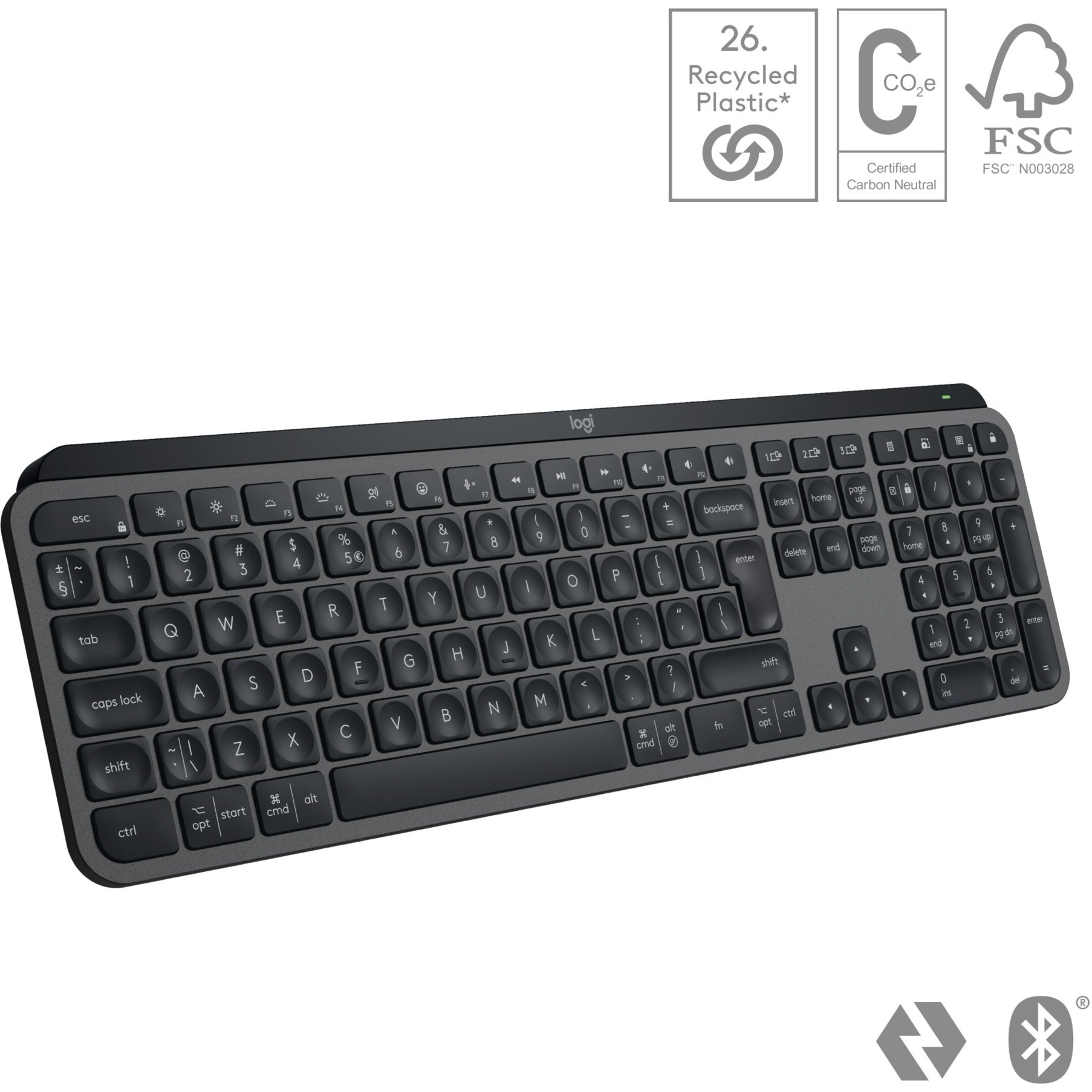 Logitech MX Keys S Geavanceerd draadloos verlicht toetsenbord