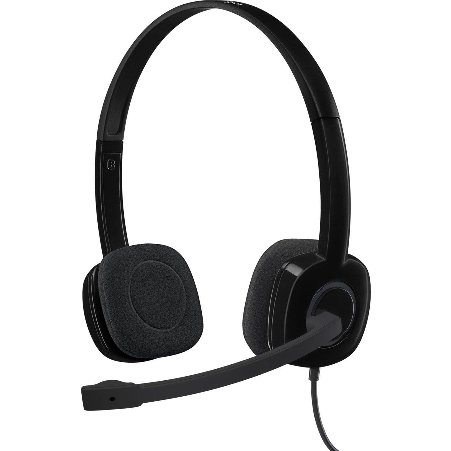 Logitech 981-000589 h151 stereoheadset, bedraad, callcenter, 20 - 20.000 Hz, headset, zwart
