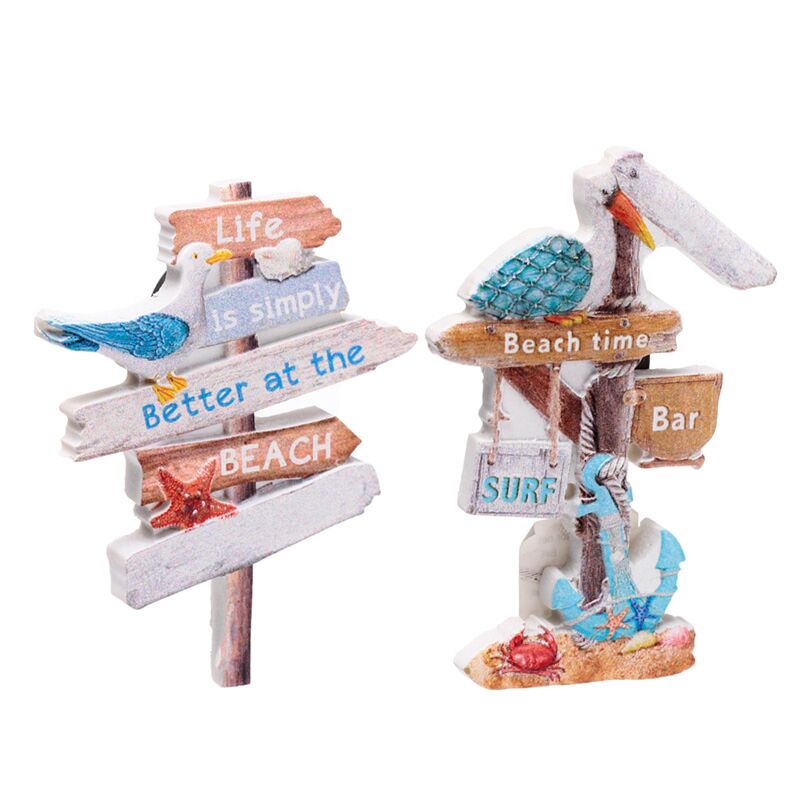 Strandborden slogans 3d zee strand souvenirmagneet
