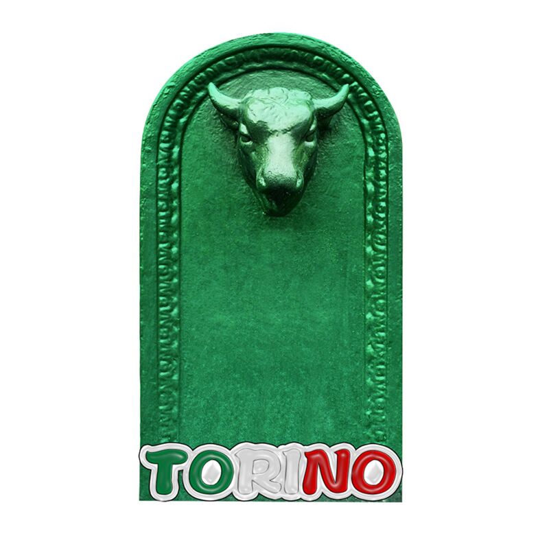 Torino fontein torentje 3d zee strand souvenir magneet