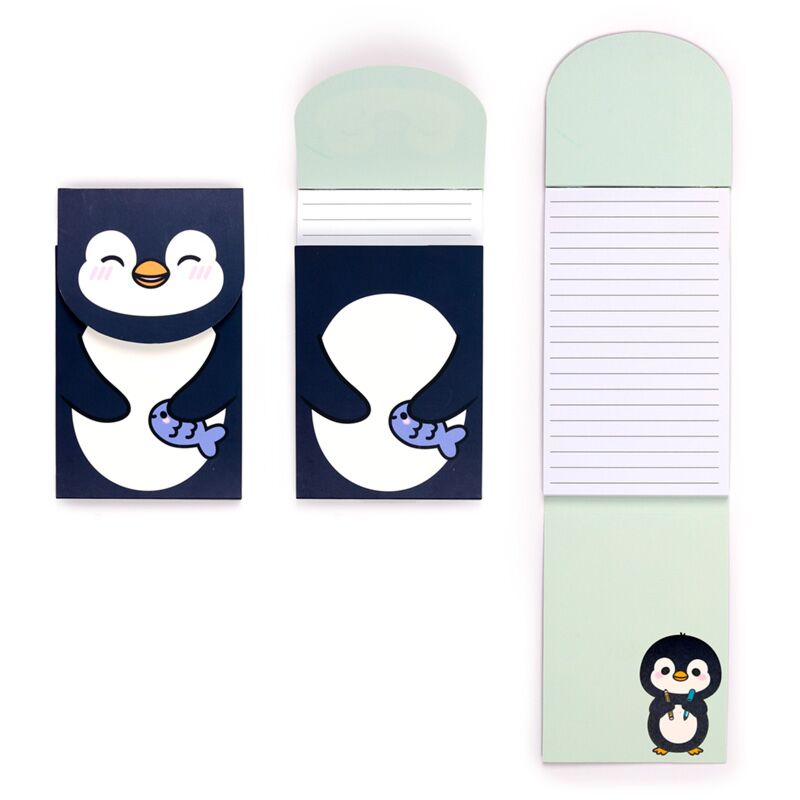 Adoramals pinguïn opklapbaar memoblok