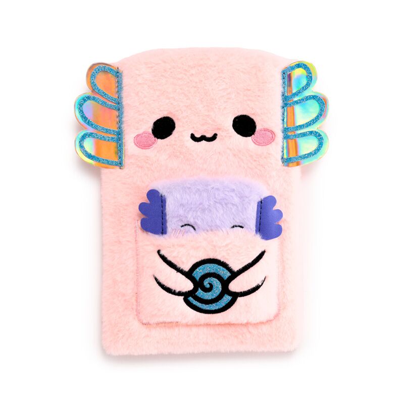 Adoramals maddie de axolotl pluche notitieboekje bouwel